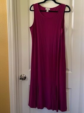 Kim Rogers Fuchsia Sleeveless Dress - Size 12